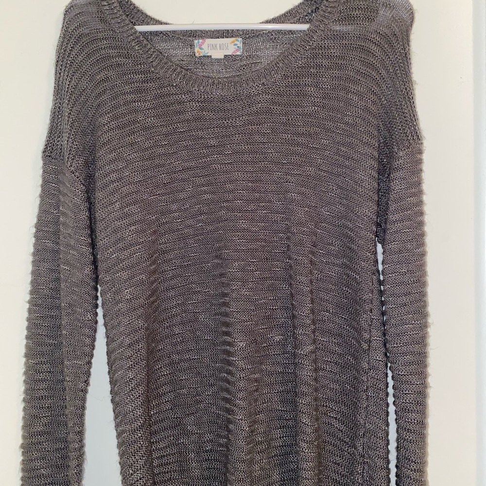Oversized grey sweater